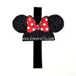 Mouse 3-D Hat Bow Center Wrap