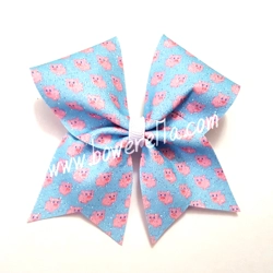 Piggies Cheer Bow