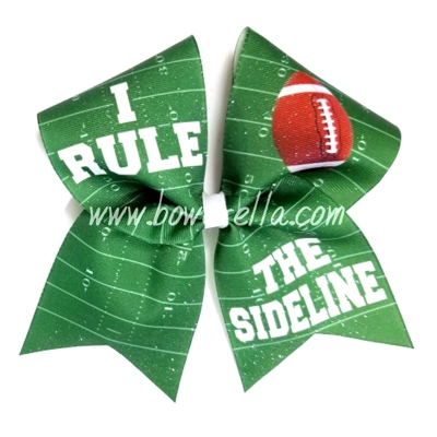 I Rule The Sideline Cheer Bow