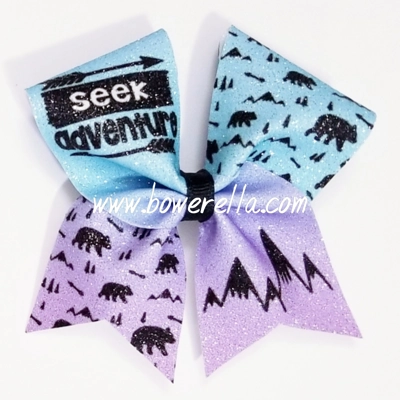 Seek Adventure Cheer Bow