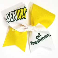 Seniors Eat Freshmen Cheer Bow
