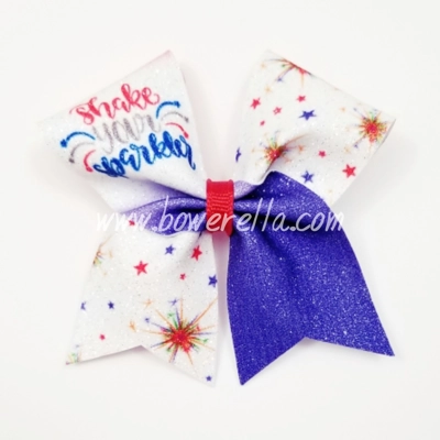Shake Your Sparkler 4th of July Cheer Bow