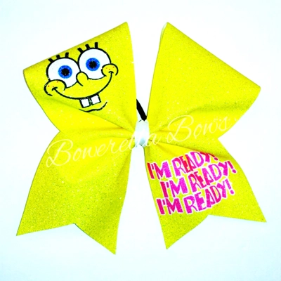 Spongebob Cheer Bow