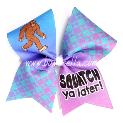 Squatch Ya Later Cheer Bow