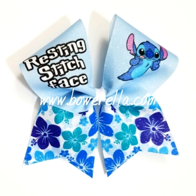 Resting Stitch Face Cheer Bow