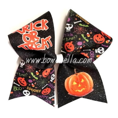 Trick Or Treat Halloween Bow