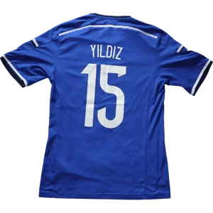 Liechtenstein 2015 MATCH WORN Home Shirt - YILDIZ - Medium (fc2a)