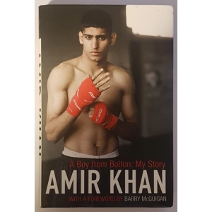 0BOX - Amir Khan Hand Signed Book