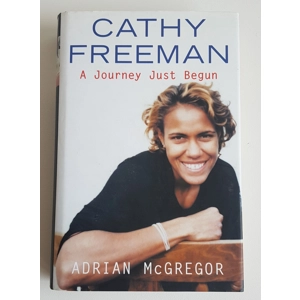 0BSO - Cathy Freeman Book - Signed Flyer Insert Attached