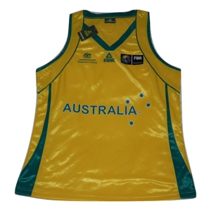 Australia Basketball Team Issue Singlet - Large (fc2a)