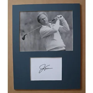 0GOLFS Jack Nicklaus Signed Piece (SH8)