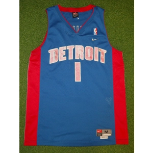 NBA Detroit Pistons 2002-04 Away Singlet - BILLUPS - Medium
