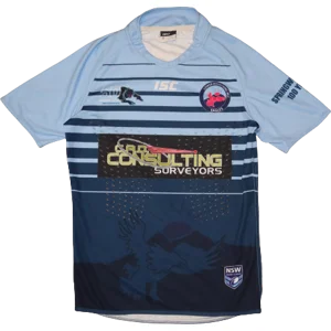 Lower Mountains Eagles Rugby League MATCH WORN Jersey - Small (SH6)