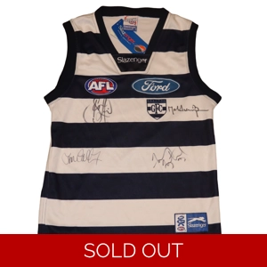 Geelong Cats 2005 Signed Home Jersey - Small (bc1R1a)x