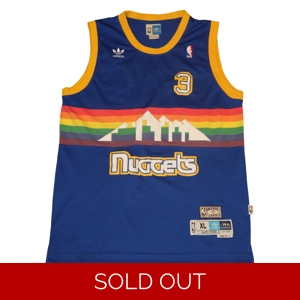 NBA Denver Nuggets Rainbow Singlet - Allen Iverson - XL (fc2a)