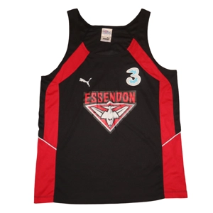 Essendon Bombers 2005 PLAYER ISSUE Training Singlet - Medium (bc1R4a)x