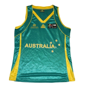 Australia Basketball Team Issue Singlet - Large (fc3d)x