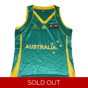 Australia Basketball Team Issue Singlet - Large (fc3d)x
