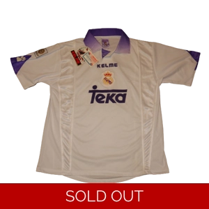 Real Madrid 1997-98 Home Shirt - Large