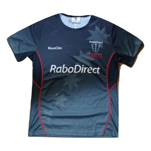 Melbourne Rebels 2012 PLAYER ISSUE Training Shirt - Medium (bx12)