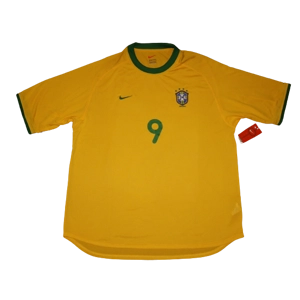 Brazil 2000-02 Home Shirt - Ronaldo - XXL (bx01)