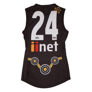 Hawthorn Hawks 2021 Match Prepared Indigenous Jersey - Medium (bc1R3b)x