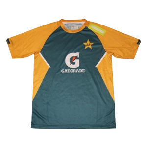 Pakistan Cricket PLAYER Issue Training Shirt - Large (sh6)