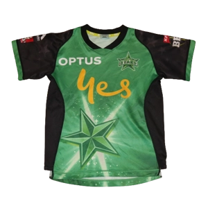 Melbourne Stars Big Bash 2019 Playing Shirt - Y10 (bx01)x