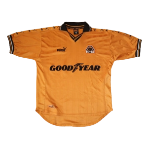 Wolverhampton Wanderers Wolves 1998-99 Home Shirt - Medium (bx03)