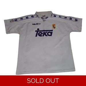 Real Madrid 1994-96 Home Shirt - XL (bx09)x