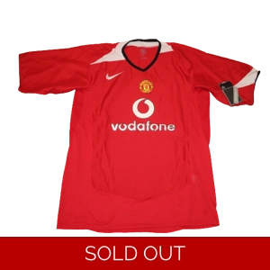 Manchester United 2004-06 Home Shirt - ROONEY - Large (fc2c)