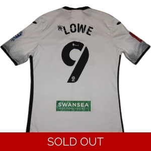 Swansea City 2020-21 MATCH WORN Home Shirt - LOWE - Medium (fc2a)