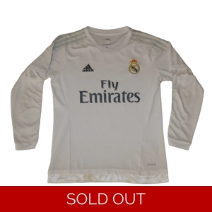 Real Madrid 2015-16 Home Shirt - BALE - Medium (L6)