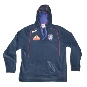 Western Bulldogs 2015 PLAYER WORN Hoodie - Large (sh1a)