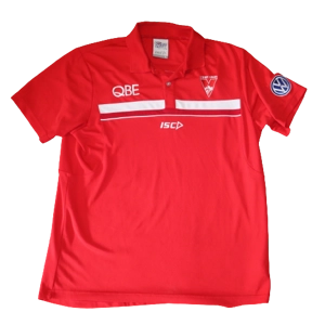 Sydney Swans 2016 PLAYER ISSUE Polo Shirt - XL (sh1)x
