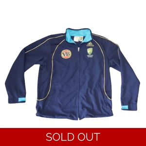 Australia Cricket Match Worn Tracksuit Top - Medium (bc1L2b)