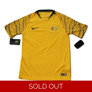Australia Socceroos 2018-20 Home Shirt - Small (fc2b)