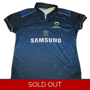 Australia Diamonds Netball PLAYER ISSUE Polo Shirt - Size 16 (F4)