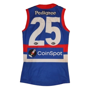 Western Bulldogs 2022 Match Prepared Home Jersey - PARKER - XS (bc1R3a)x