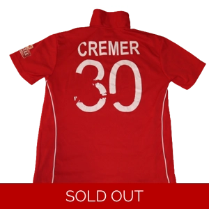Zimbabwe Cricket Match Worn World Cup Shirt - GRAEME CREMER - Medium (SH7)