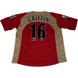 Portsmouth 2005-06 MATCH WORN Away Shirt - GRIFFIN - Large (k1)