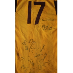 Hawthorn Hawks 1990s Signed Home Jersey - Small (bc1R3b)x