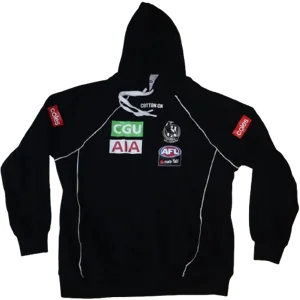 Collingwood Magpies AFLW 2021 Player Worn Hoodie - Small