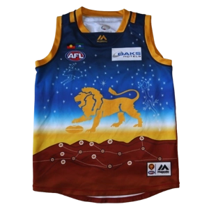 Brisbane Lions 2019 Indigenous Jersey - Y14 (bc1L3a)x