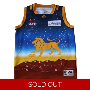 Brisbane Lions 2019 Indigenous Jersey - Y14 (bc1L3a)x