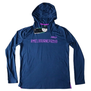 Melbourne Storm 2018 PLAYER Issue Warm Up Top - Medium (bc1L3b)