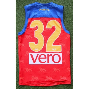 Brisbane Lions 2018 Match Worn Clash Jersey - MAYES - Small (z4)