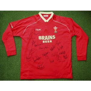 Wales Rugby 2007-08 Fully Signed Home Jersey - XL (bc2ra)