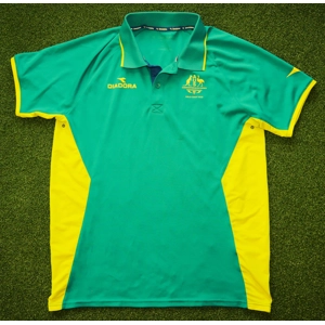 Australian 2018 Commonwealth Games TEAM ISSUE Polo Shirt - Medium (fc3c)x