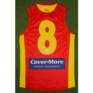 Gold Coast Suns VFL 2021 Match Worn Home Jersey - FIORINI - Medium
